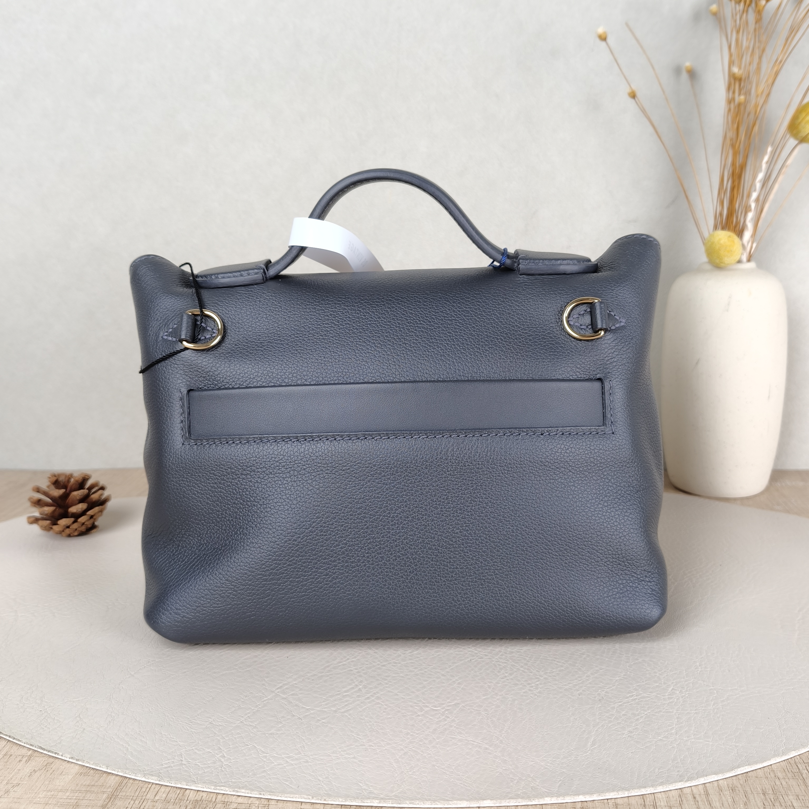 Hermès Crossbody Bag24 · 24 21 Shoulder Bag Grey Black Evercolor Calfskinmini21 × 10 × 16 cm — cover view 3 of 5
