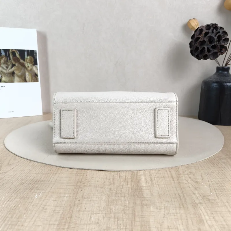 SAINT LAURENT Top Handle Bag SAC DE JOUR White Calfskinnano22 × 11 × 17.5 cm — cover view 2 of 5