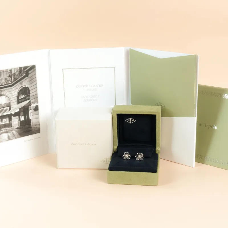 Van Cleef & Arpels Earrings Frivole Collection Earrings White Gold Diamond18KW hite Gold Mini — cover view 2 of 7