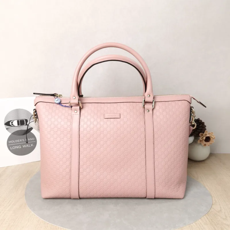 GUCCI Crossbody Bag Crossbody Bag Pink Calfskin One Size34 × 15 × 26 cm