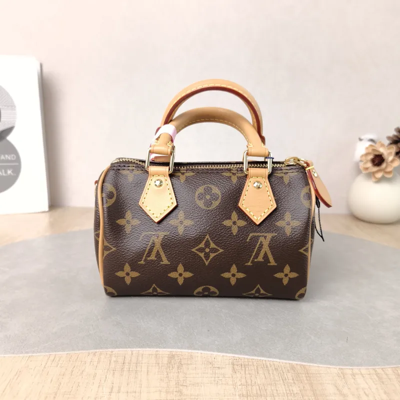 Louis Vuitton Crossbody Bag Speedy Nano Shoulder Strap PVC nano 16 × 7.5 × 10 cm — cover view 5 of 6