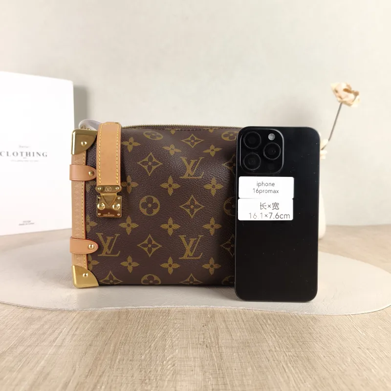Louis Vuitton Crossbody Bag Side Trunk Box Monogram PVC Medium 23.5 × 8.5 × 16 cm — cover view 4 of 5