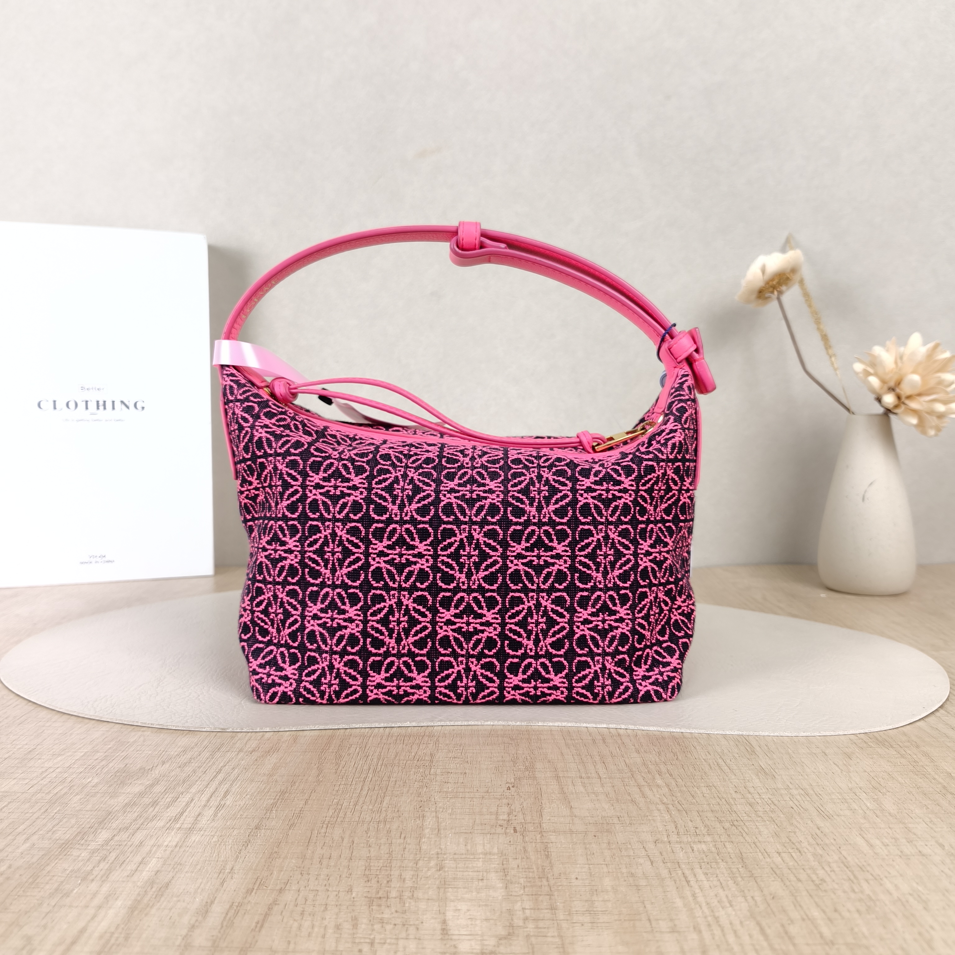 LOEWE Top Handle Bagcubi Vanity Case Bag Canvas20 × 11 × 15 cm — cover view 4 of 5