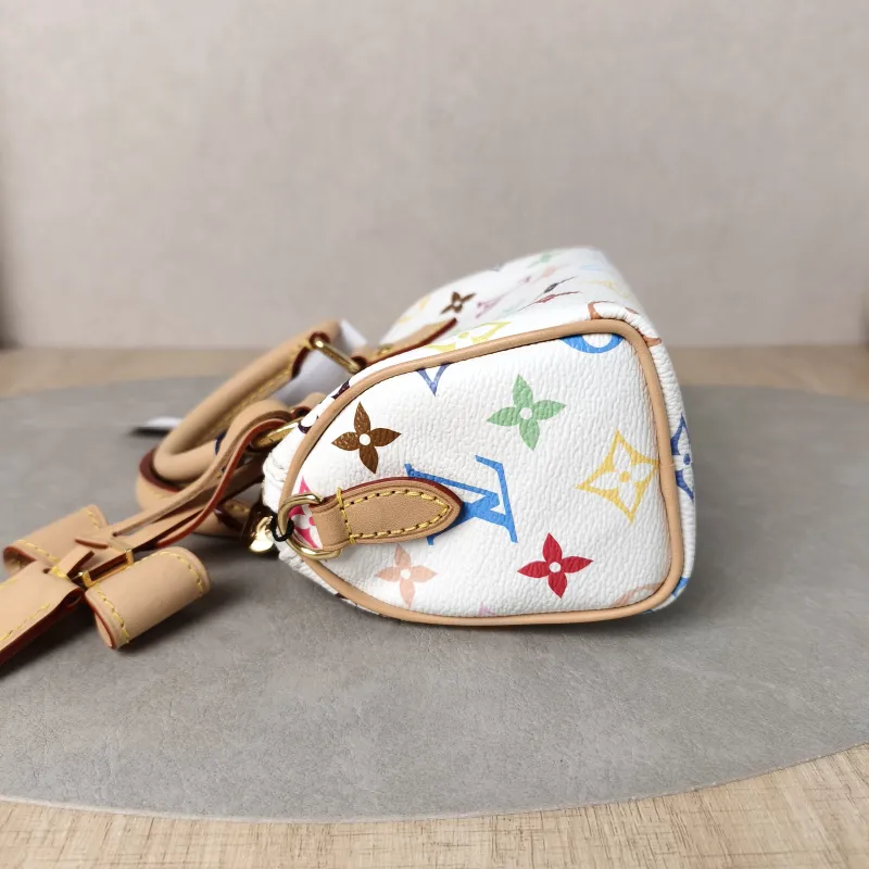 Louis Vuitton Crossbody Bag Speedy Nano Multicolore PVC nano 16 × 7.5 × 10 cm — detail view 10 of 14