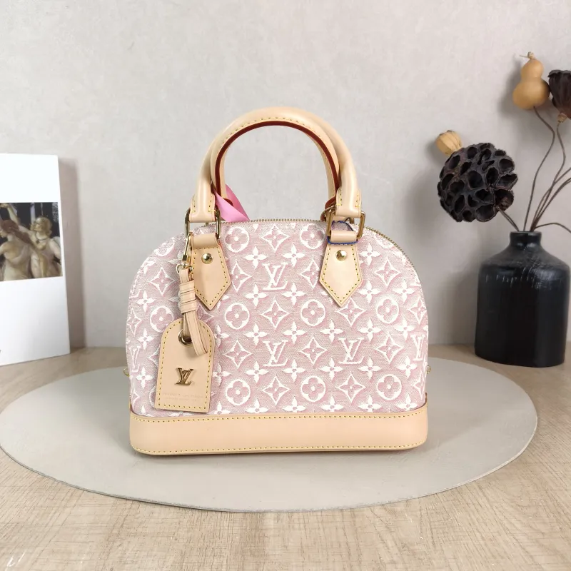 Louis Vuitton Top Handle Bag Alma BB Pink BB 23.5 × 11.5 × 17.5 cm