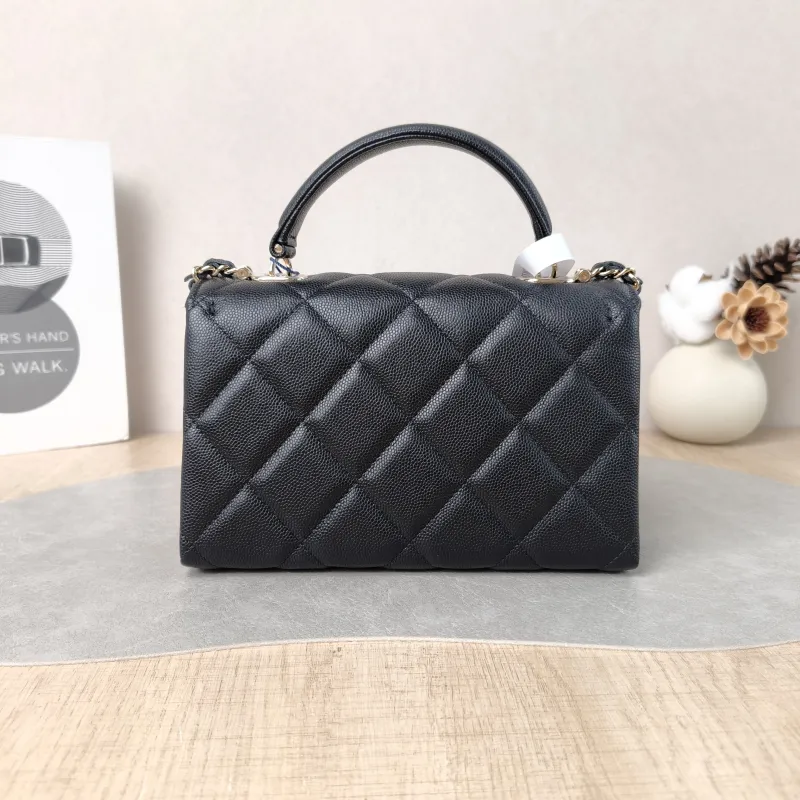 Chanel Crossbody Bag Edition mini Black Grained Calfskin mini 20 × 8 × 12.5 cm — cover view 5 of 6