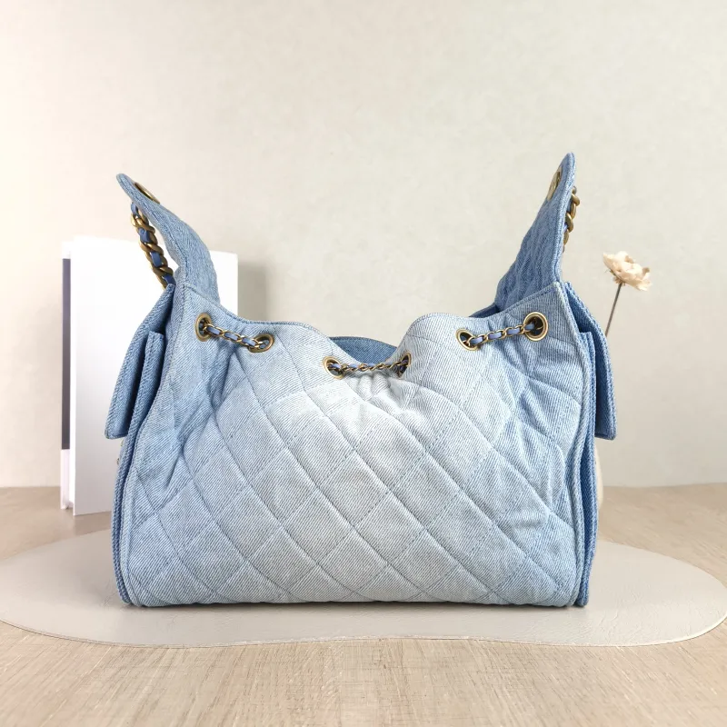 Chanel Shoulder Bag 25Bag Blue Small 26 × 14 × 30 cm — cover view 3 of 5