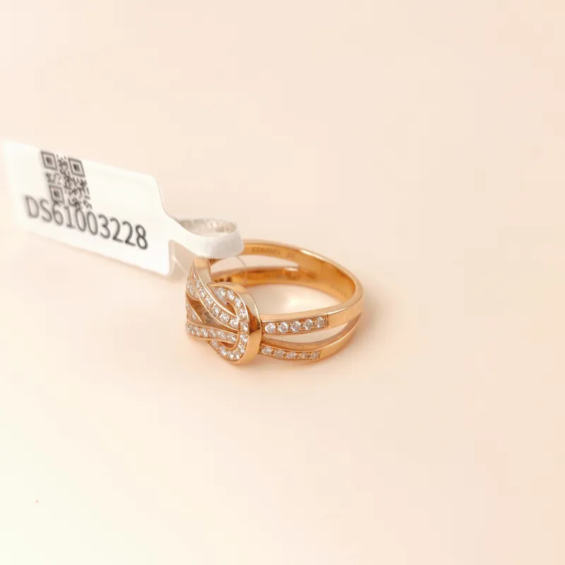 FRED Ring Chance Infinie Collection Ring Rose Gold Diamond18KR ose Gold One Size 52 — cover view 2 of 8
