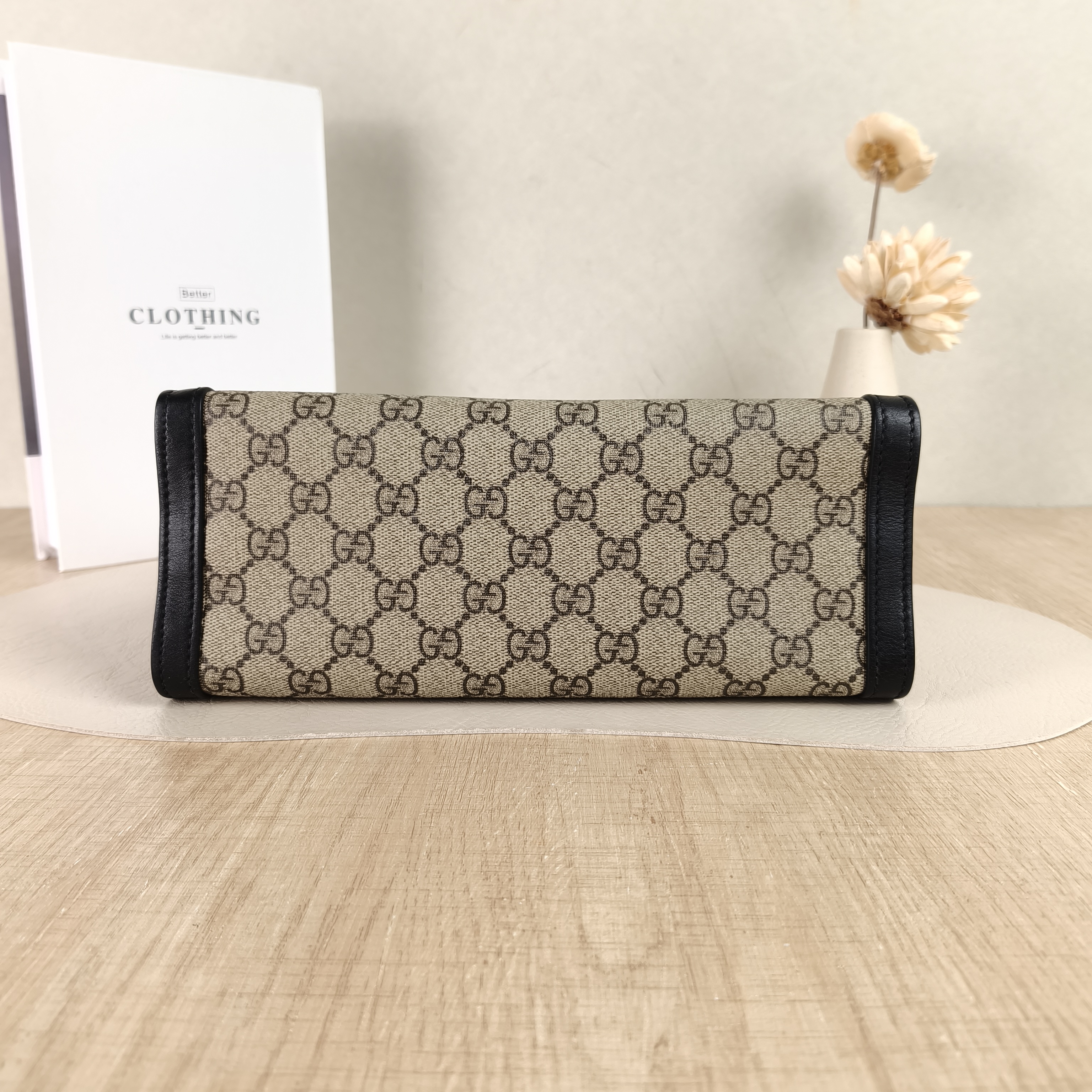 GUCCI Shoulder Bag Padlock Tote Black Monogram PVC Medium26 × 10 × 18 cm — cover view 3 of 5