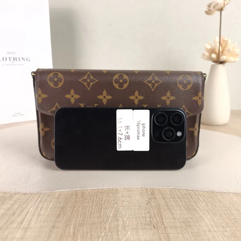 Louis Vuitton Crossbody Bag Pochette Félicie Monogram PVC Small 21 × 3 × 12 cm — cover view 5 of 5