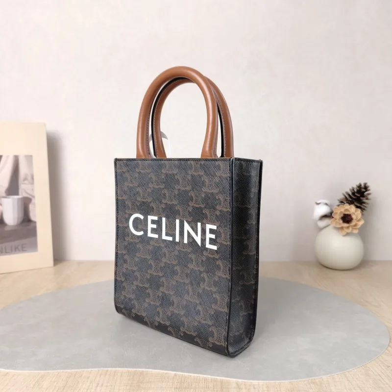 CELINE Crossbody Bag CABAS Mini Monogram PVC Mini 17 × 4 × 20.5 cm — cover view 5 of 5