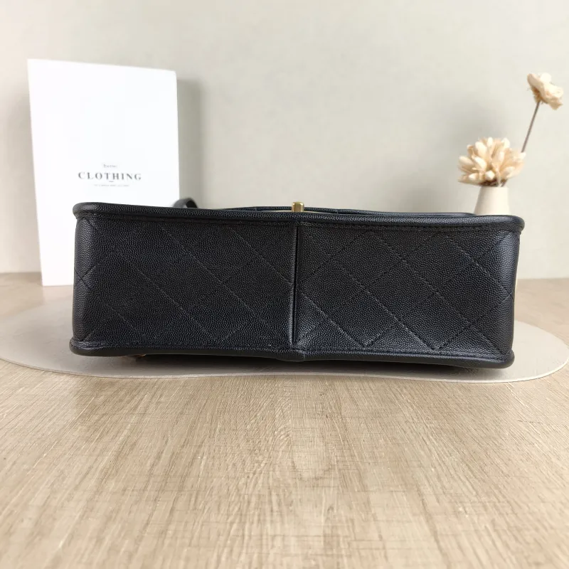 Chanel Backpack Backpack Black with Gold-Tone Hardware Grained Calfskin One Size 31 × 10 × 25 cm — cover view 2 of 4