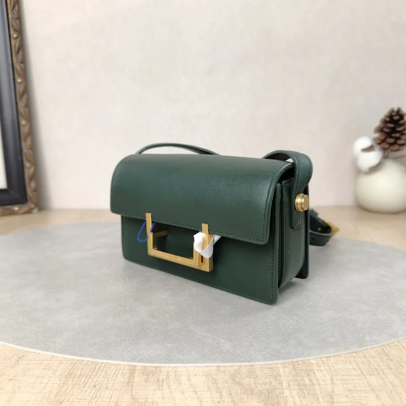 SAINT LAURENT Shoulder Bag Shoulder Bag Green Calfskin16.5 × 5 × 8.5 cm — cover view 3 of 6