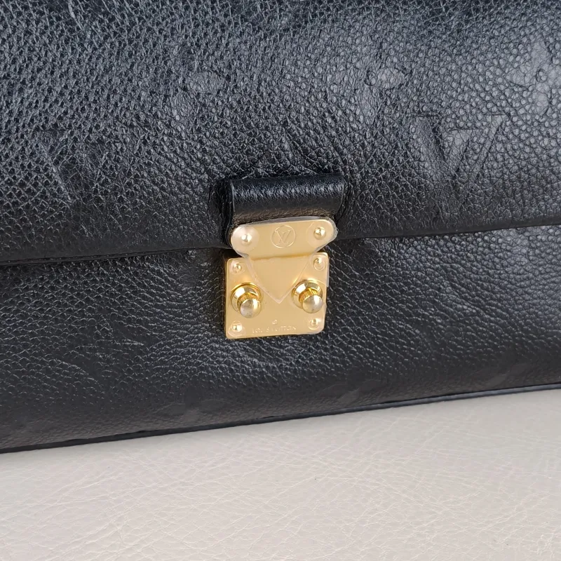 Louis Vuitton Crossbody Bag MADELEINE Black Monogram Empreinte Embossed Calfskin nano 21 × 6 × 12.5 cm — detail view 11 of 11