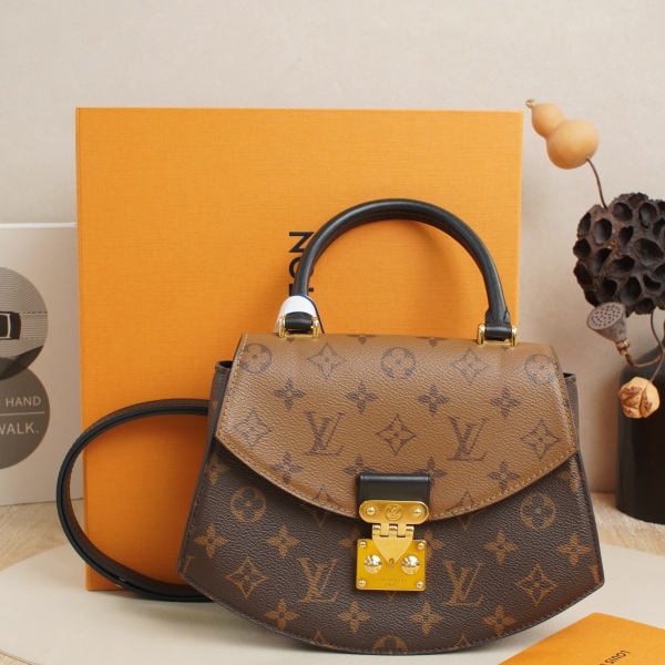 Louis Vuitton Crossbody Bag Brown PVC Medium