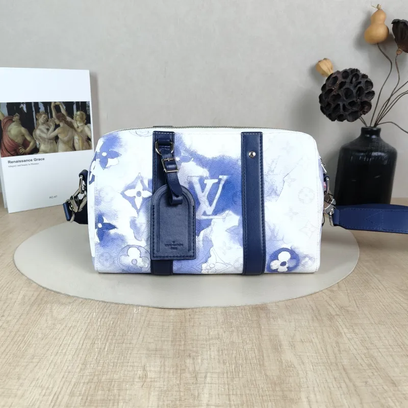 Louis Vuitton Crossbody Bag City Keepall PVC Medium 27 × 13 × 17 cm