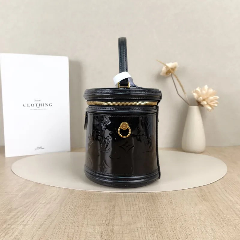Louis Vuitton Crossbody Bag Cannes Black Patent Leathermini15 × 15 × 17 cm — cover view 3 of 8