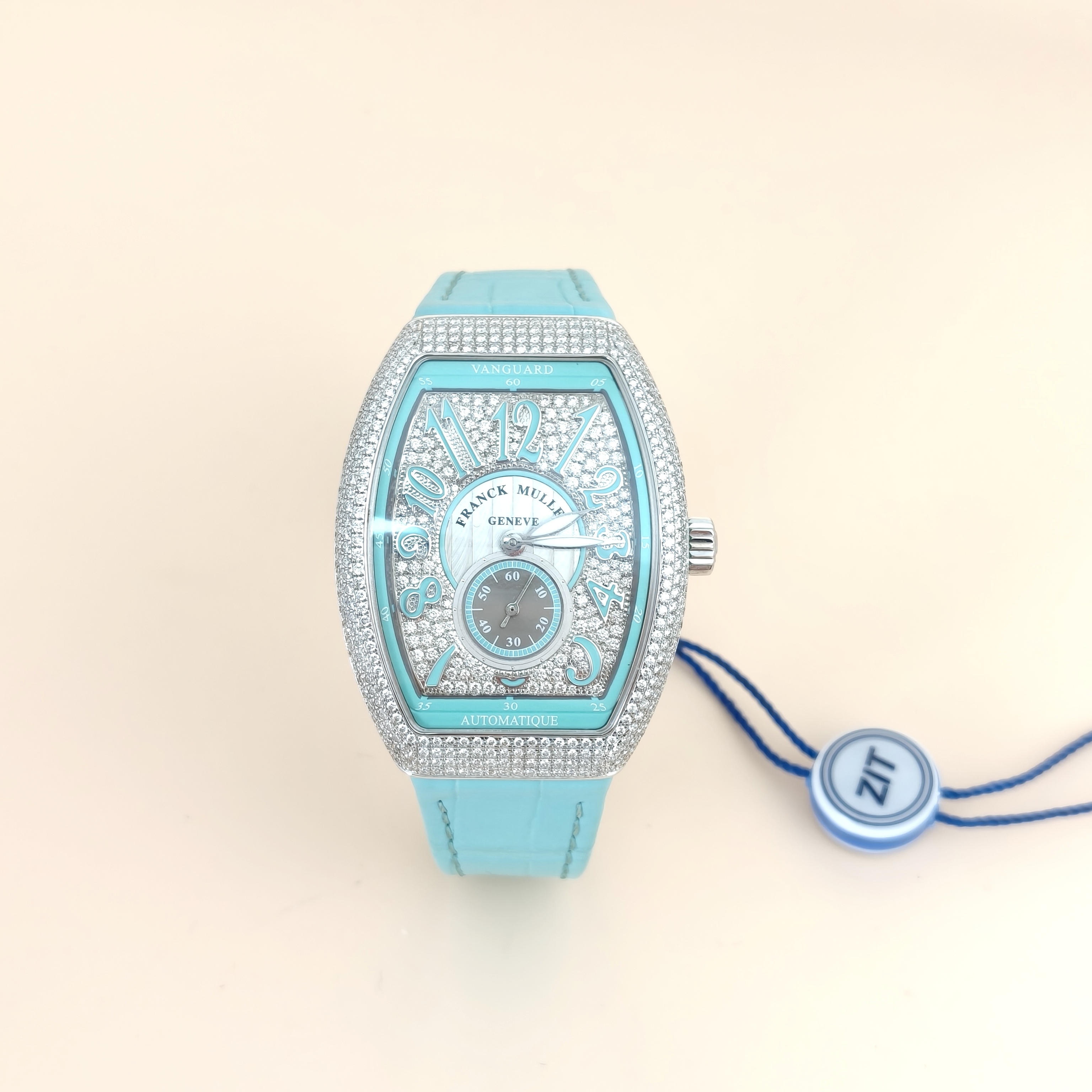 FRANCK MULLER Watch Vanguard Collection Watch Blue Silver One Size36*49