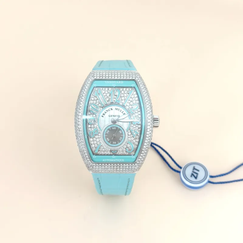 FRANCK MULLER Watch Vanguard Collection Watch Blue Silver One Size36*49