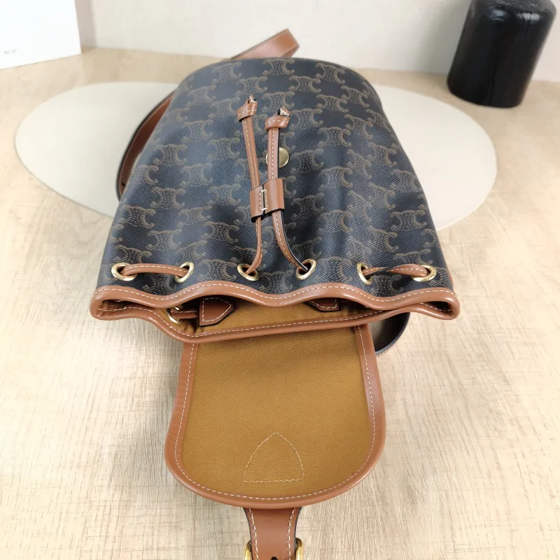 CELINE Backpack FOLCO Backpack Monogram PVC Mini 17 × 10 × 20 cm — detail view 9 of 14