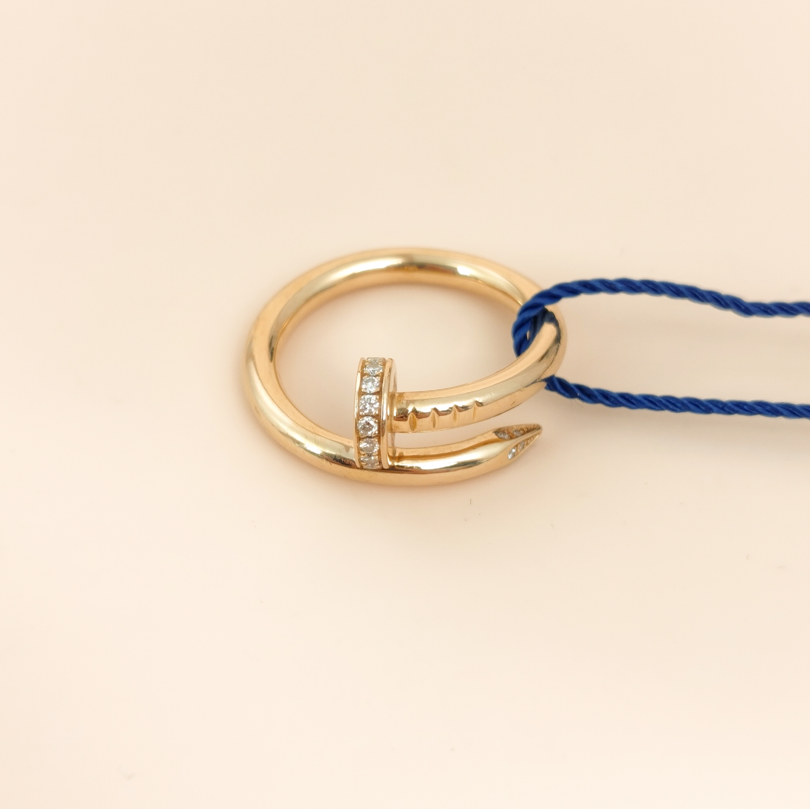 CARTIER Ring Juste un Clou Ring Yellow Gold 18KY ellow Gold Diamond Edition 2.6 56