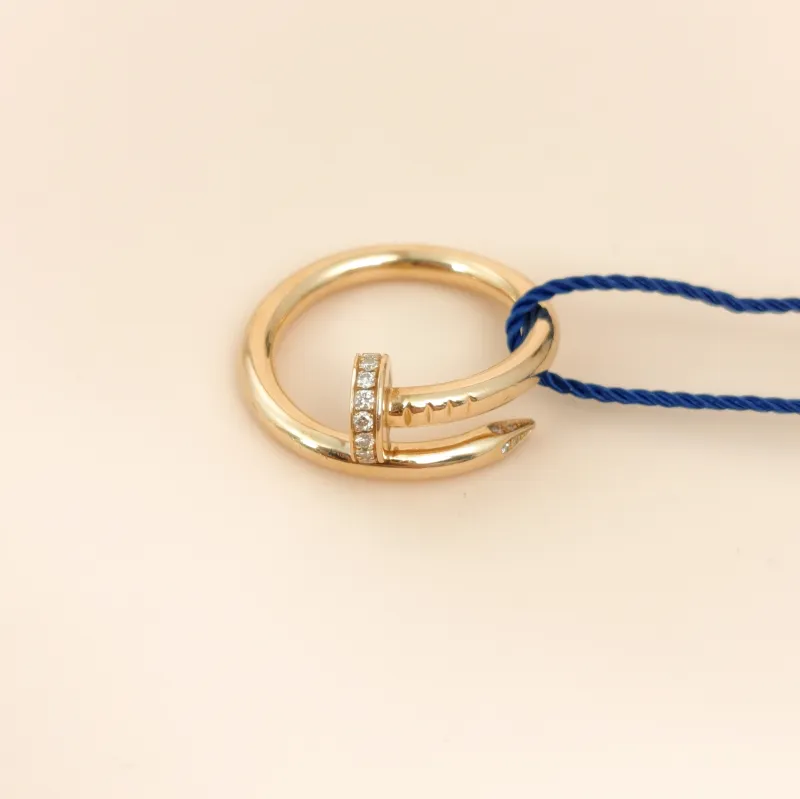 CARTIER Ring Juste un Clou Ring Yellow Gold 18KY ellow Gold Diamond Edition 2.6 56