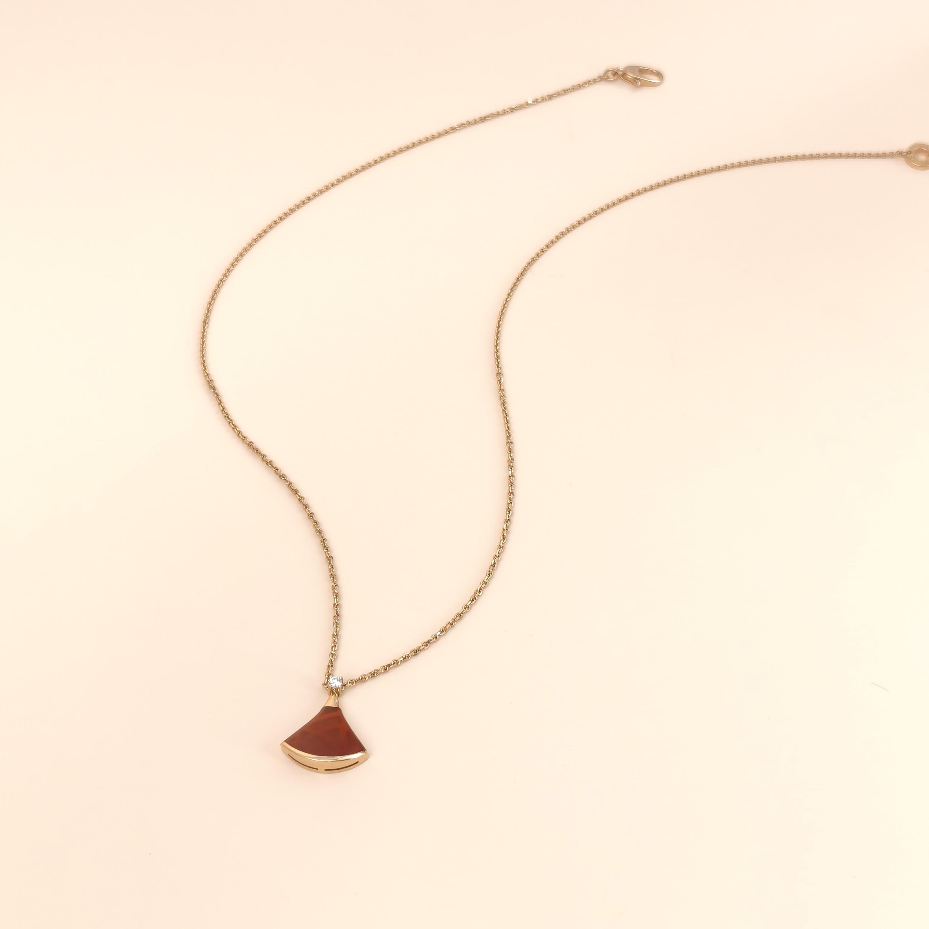 Bvlgari Necklace DIVAS’ DREAM Collection Diamond18KR ose Gold One Size Pendant1.5cm — cover view 5 of 10
