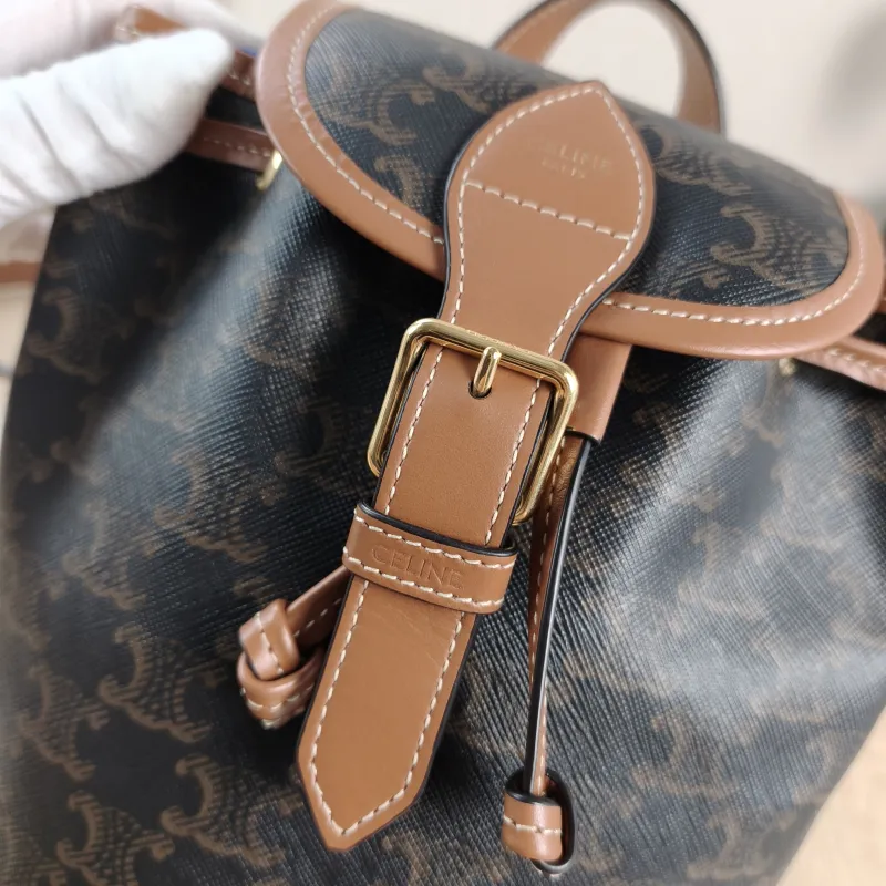 CELINE Backpack FOLCO Backpack Monogram PVC Mini 17 × 10 × 20 cm — detail view 3 of 10