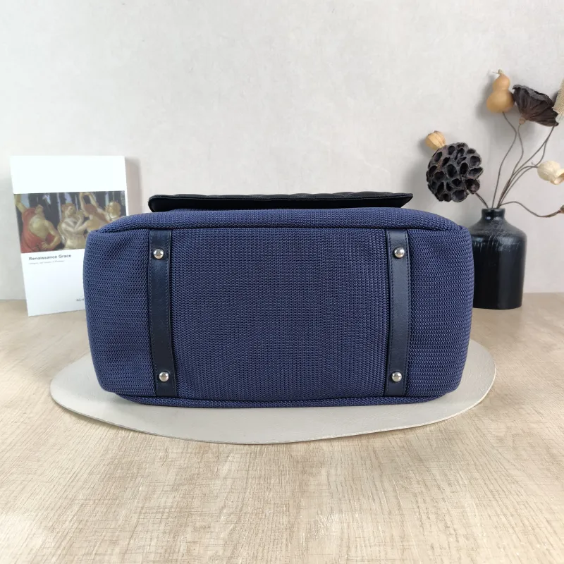 Chanel Top Handle Bag Top Handle Bag Blue Black One Size 34 × 16 × 31 cm 17 — cover view 5 of 5