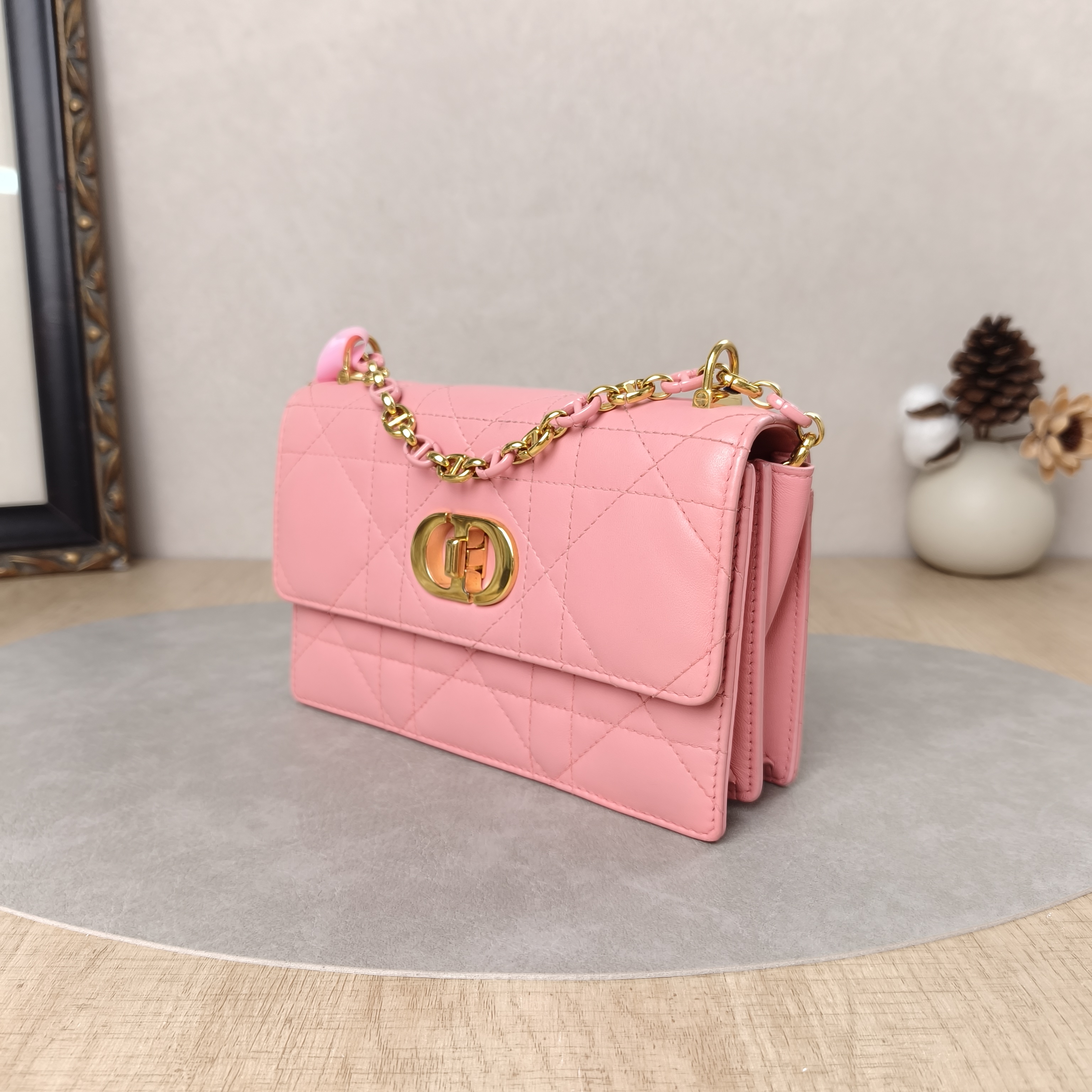 DIOR Crossbody Bag Miss Caro Chain Bag Lambskin Mini 18 × 5.5 × 12 cm — cover view 3 of 5