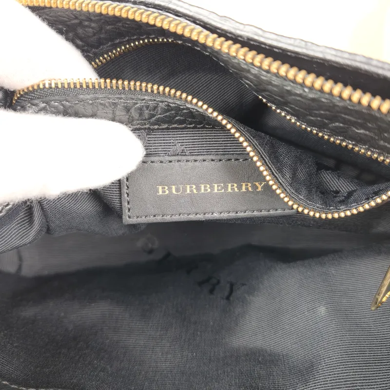 BURBERRY Crossbody Bag Crossbody Bag Black Calfskin One Size29.5 × 8.5 × 17 cm — detail view 8 of 11
