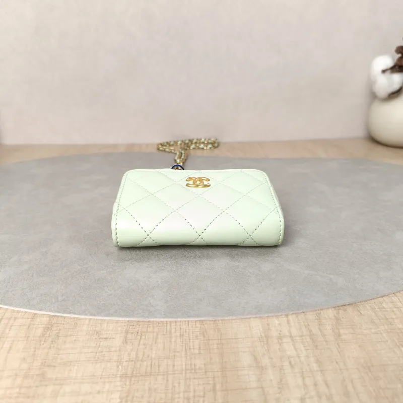 Chanel Crossbody Bag Cardholder Wallet Lambskin 11 × 2 × 7.5 cm — cover view 3 of 5