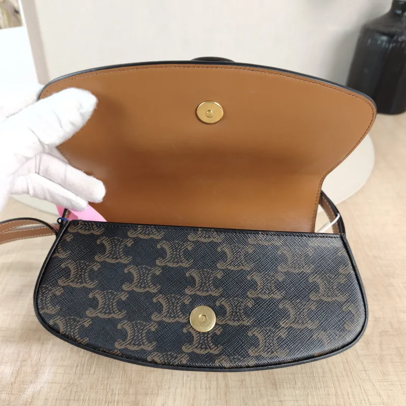 CELINE Crossbody Bag TABOU Monogram PVC Mini 18 × 5 × 8 cm — detail view 4 of 11