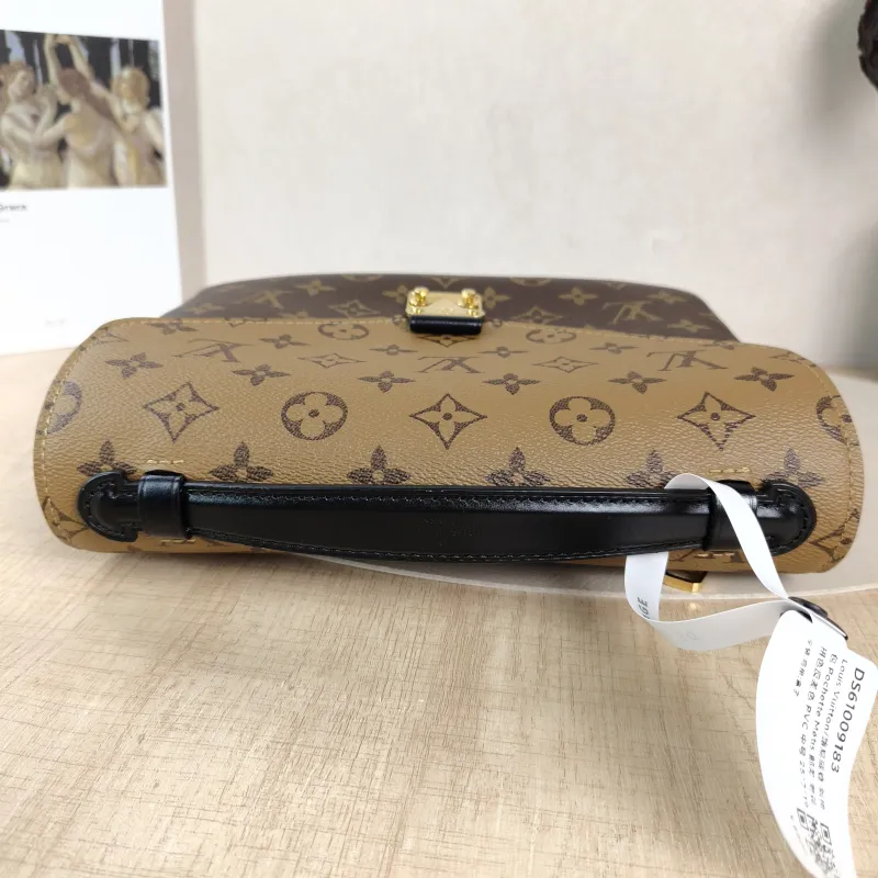 Louis Vuitton Crossbody Bag Pochette Métis Monogram Colorblock PVC Medium 25 × 7 × 19 cm — detail view 6 of 12
