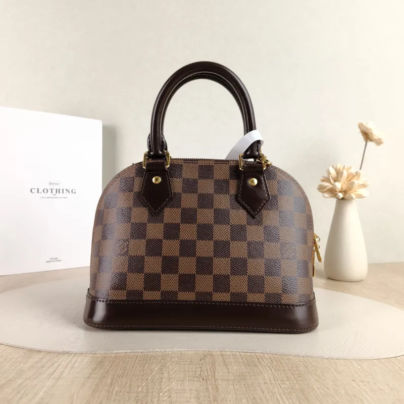 Louis Vuitton Crossbody Bag Alma BB Brown PVC BB 23.5 × 11.5 × 17.5 cm — cover view 3 of 5