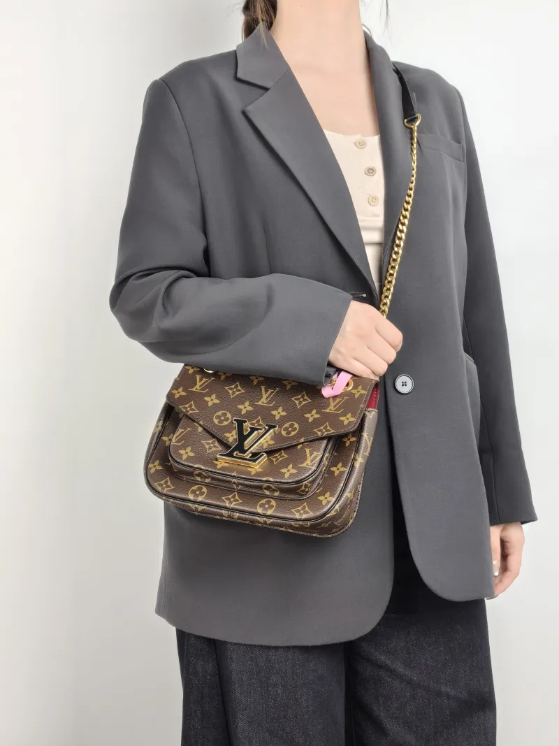 Louis Vuitton Crossbody Bag Passy Messenger Bag Monogram PVC Small 23 × 9 × 17 cm — on-model view 1 of 2