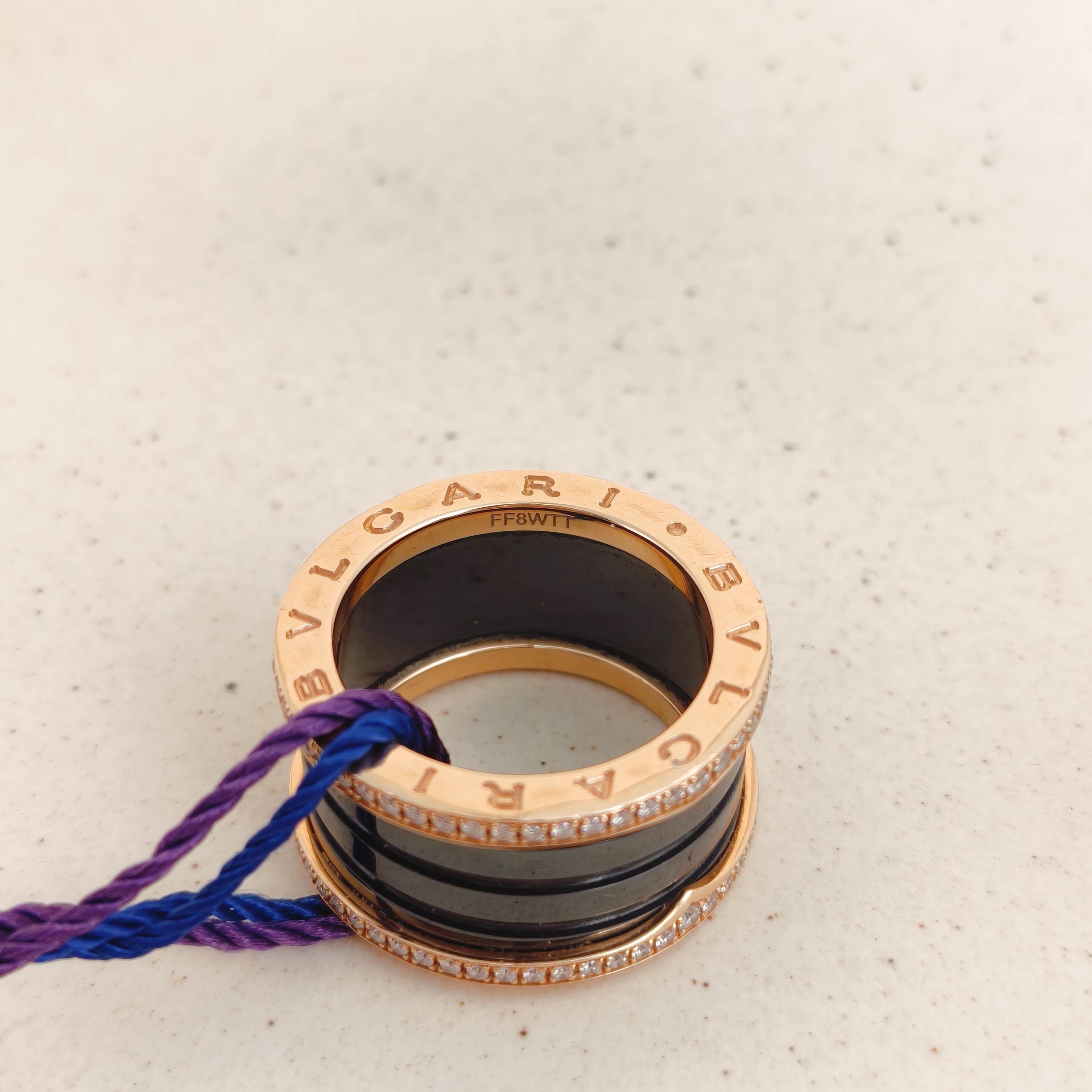 Bvlgari Ring B.ZERO1Collection Ring Rose Gold 18KR ose Gold Diamond One Size55 — cover view 5 of 7