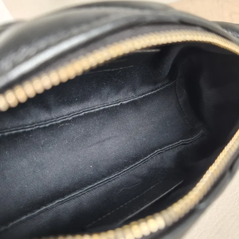 SAINT LAURENT Shoulder Bag Sade Black SL ambskinmini20 × 10 × 10 cm — detail view 3 of 10