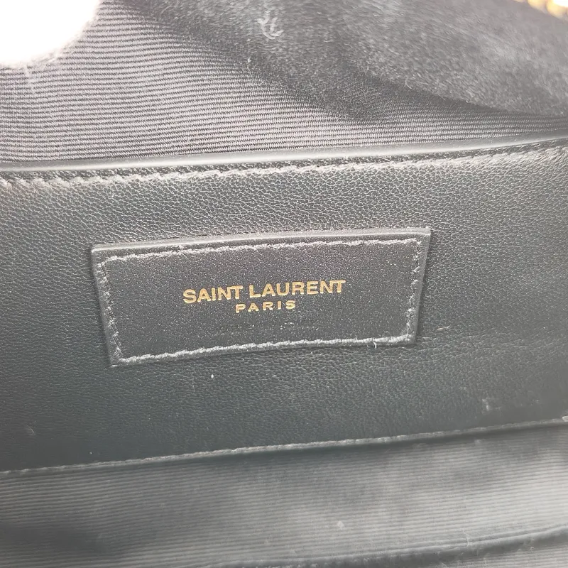 SAINT LAURENT Shoulder Bag Sade Black Lambskin Small24 × 12 × 12 cm — detail view 1 of 11