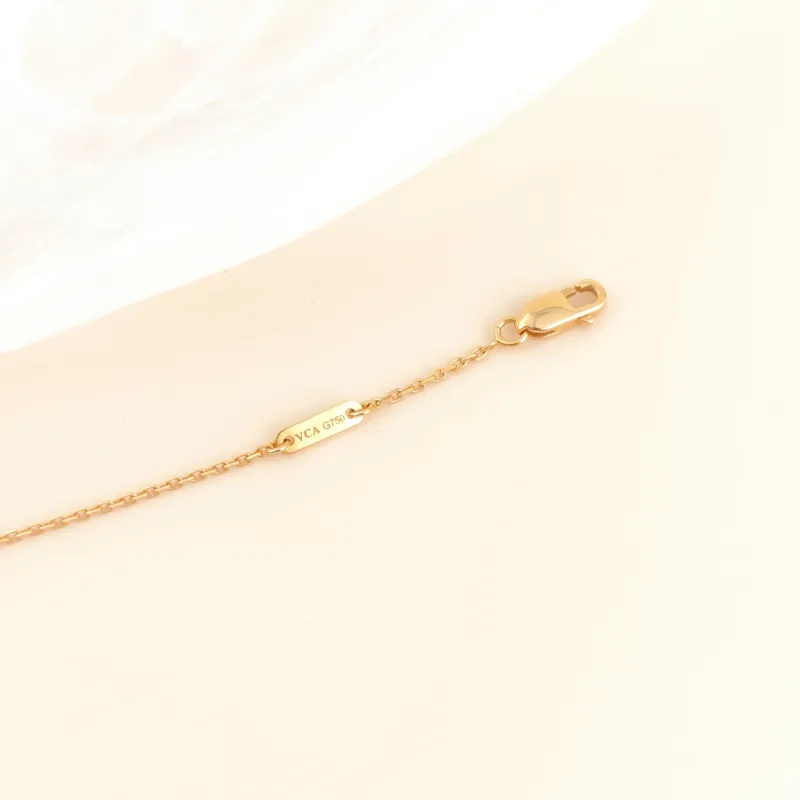 Van Cleef & Arpels Necklace Alhambra 18KY ellow Gold Sweet Mini38.5cm — cover view 2 of 8