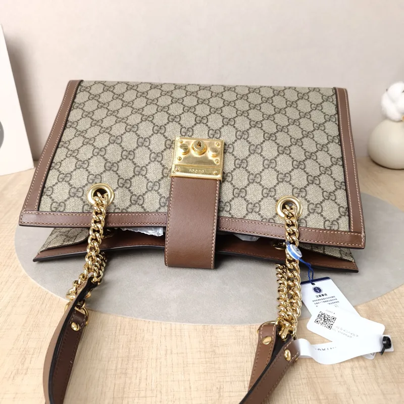 GUCCI Shoulder Bag Padlock Tote Monogram PVC Large35 × 14 × 23.5 cm — detail view 5 of 12