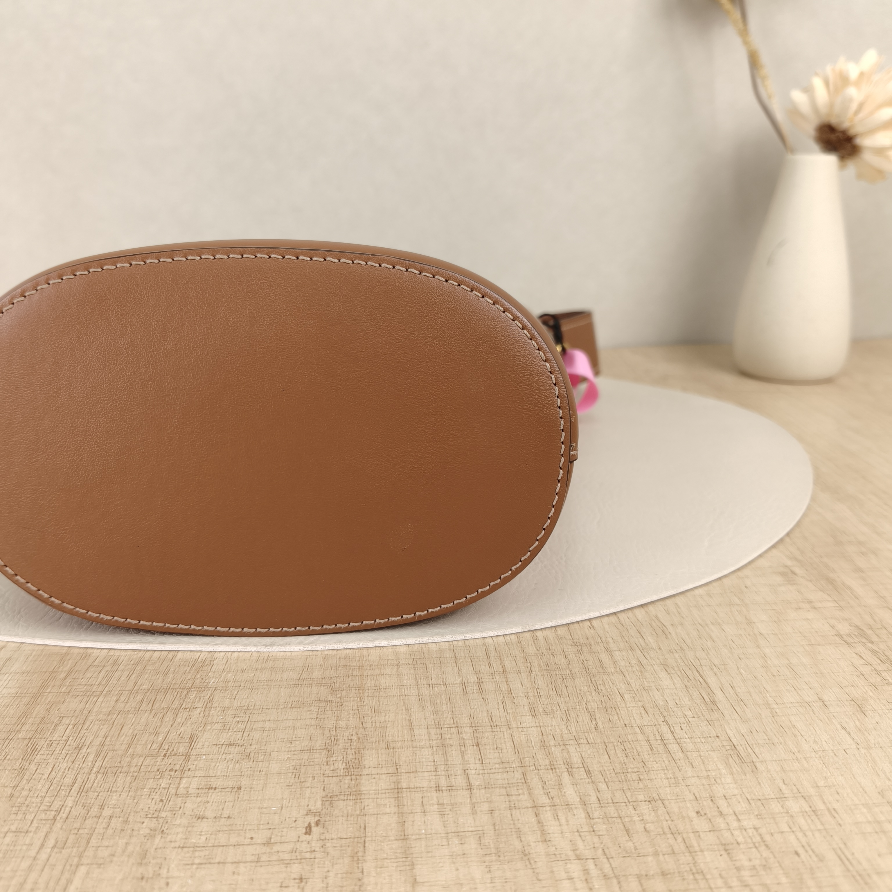 Miumiu Crossbody Baglogo Caramel Calfskin One Size16 × 9.5 × 19.5 cm — cover view 2 of 8