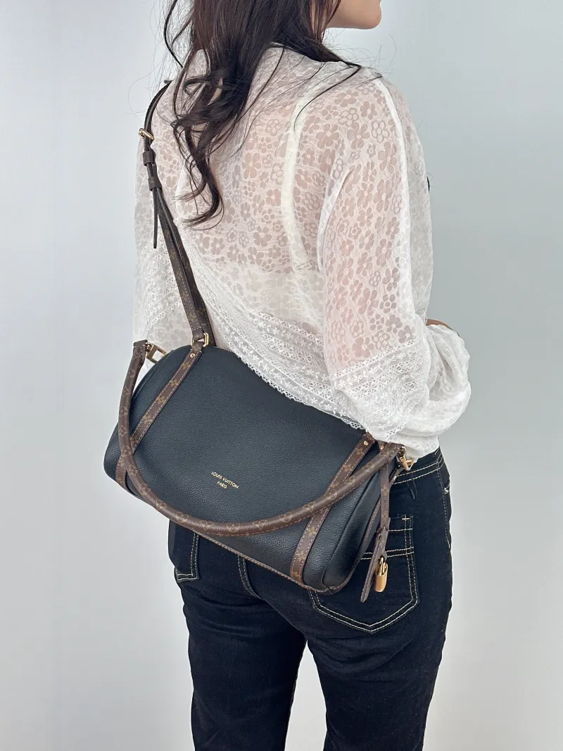 Louis Vuitton Shoulder Bag EXPRESS Shoulder Bag Black Calfskin Small 26 × 13.5 × 17 cm — on-model view 2 of 2