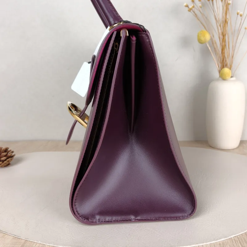 DELVAUX Top Handle Bag Brillant Calfskin Medium 29 × 15 × 22 cm — detail view 13 of 17