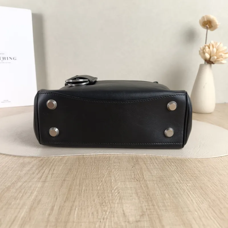 BALENCIAGA Crossbody Bag RODEO Black Calfskin Mini 23 × 10 × 17 cm — cover view 5 of 5