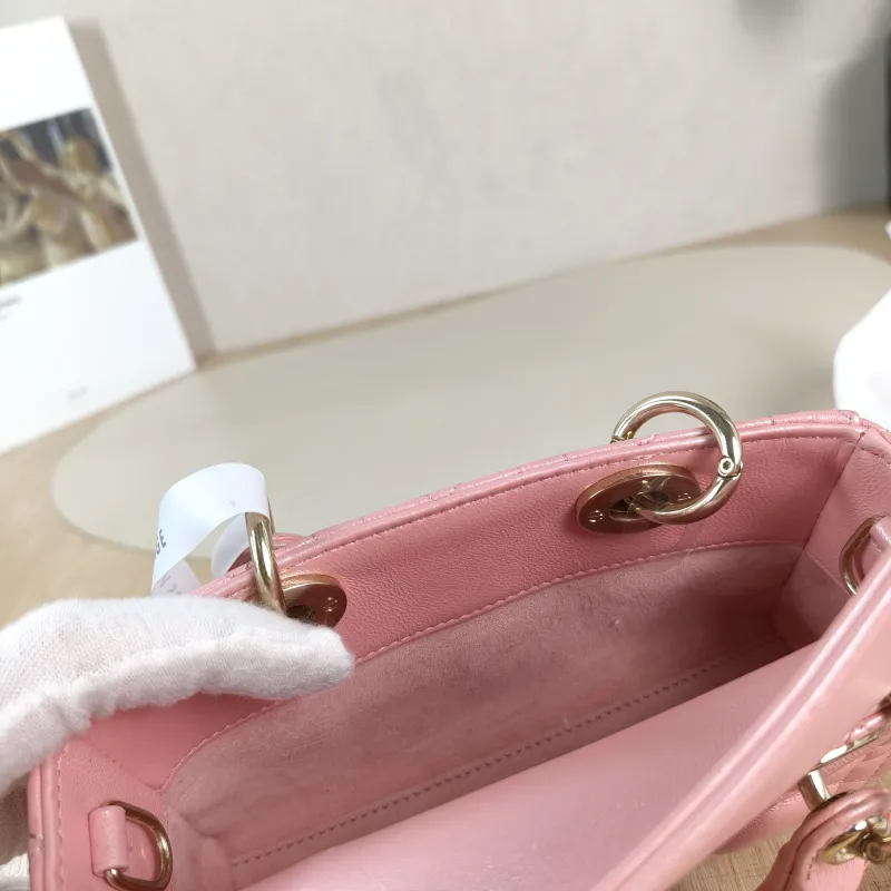 DIOR Crossbody Bag Lady D-Joy Lambskin Mini 16 × 5 × 9 cm — detail view 8 of 12