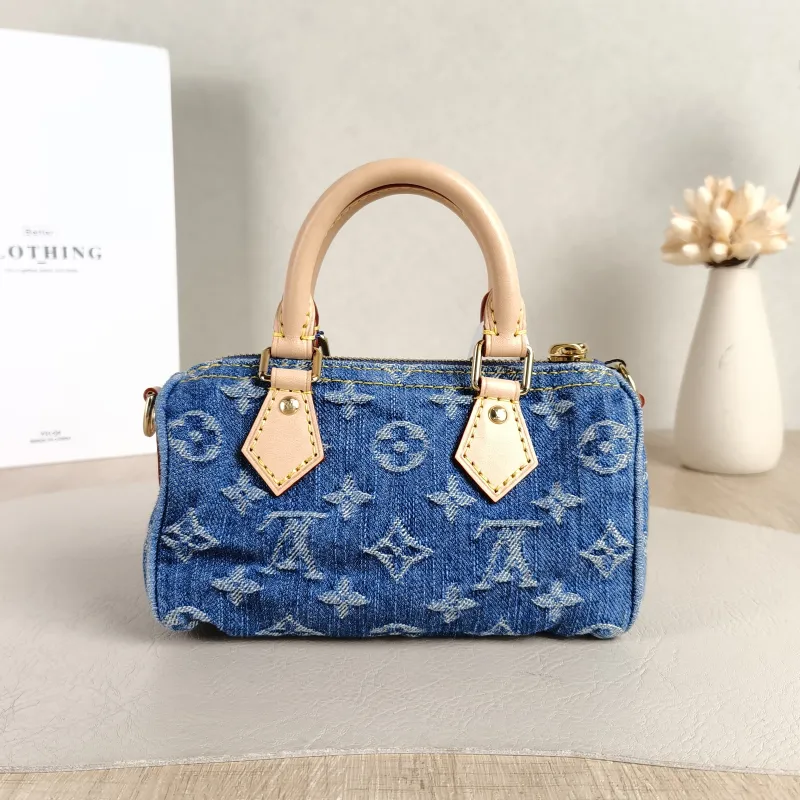 Louis Vuitton Crossbody Bag Speedy Nano Blue Edition nano 16 × 7.5 × 10 cm — cover view 4 of 6