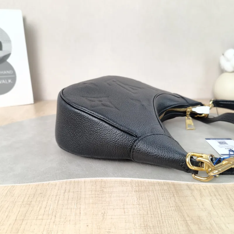 Louis Vuitton Shoulder Bag Bagatelle Black Empreinte Embossed Calfskin Small 24 × 7 × 18 cm — detail view 5 of 12