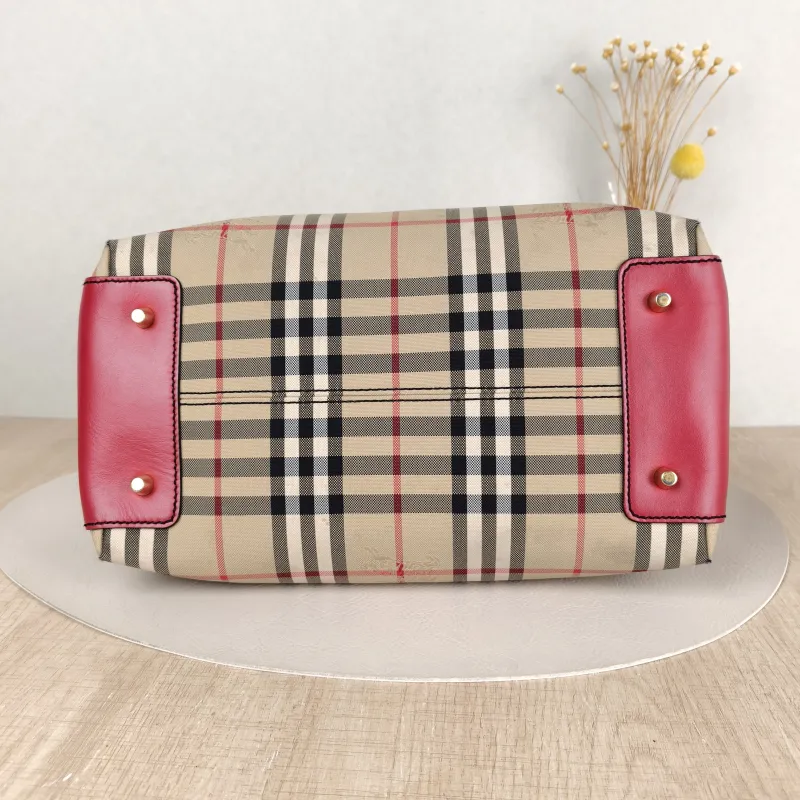 BURBERRY Shoulder Bag Top Handle Bag Canvas One Size 30 × 16 × 23 cm — cover view 2 of 5