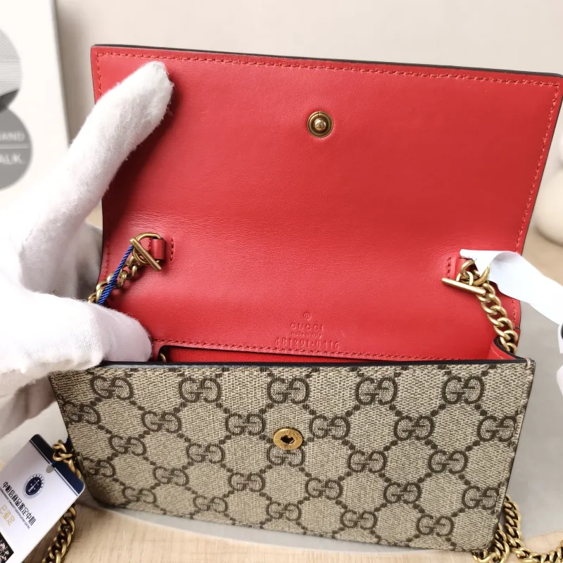 GUCCI Crossbody Bag woc Monogram PVC Mini 16.5 × 4 × 9 cm — detail view 9 of 12